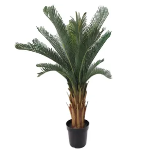 Ornamental Artificial Cycas Tropical Palm Tree Artificial Plant For Home Garden Office Decoration