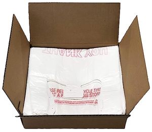 Bolsa de Plástico para Camisetas con Estampado en Caliente, Resistente a la Humedad, con Asa Larga para Uso en Supermercados - Product Image 3
