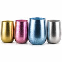 Tasse à double paroi en titane pur, 280ml, 300ml, bouteille d'eau en titane anti-brûlure, légère, pour le camping, la randonnée, les voyages, la maison