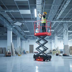 Plataforma Elevadora de Tijera Autopropulsada Hidráulica para Construcción de 4.8m, 6m, 10m, 12m, 230kg, 500kg para Pasillos Estrechos, Venta al por Mayor - Product Image 1