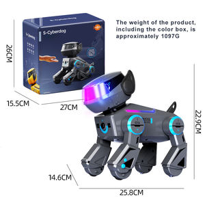 Robot chien intelligent RC AI avec fonctions de retournement, équilibre sur les mains, rotation et cascades, jouet musical avec lumière LED pour enfants, cadeau - Product Image 4