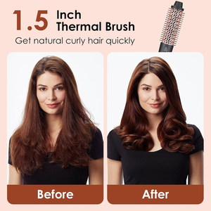 Latest Design Thermal Prush Hot <b>Electric</b> <b>Brushes</b> Customized Design Automatic <b>Hair</b> Curler Rotating Hot Comb Portable - Product Image 4