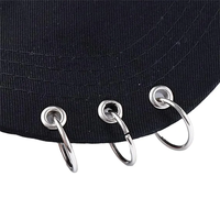 Échantillon gratuit de casquette de baseball en coton noir à logo brodé hip hop Offre Spéciale de style tendance pour femmes