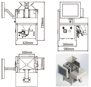 Vb60 Hoàn toàn tự động tụ điện trở linh kiện điện tử bắp cải cà chua khoai tây ngô hạt giống tầm nhìn Máy đếm - Product Image 5