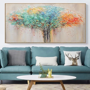 Arte Mural Abstracto Original Personalizado para Hotel, Estilo Wabi Sabi, 100% Hecho a Mano, Obra de Arte de Alta Gama, Textura 3D, Pintura al Óleo sobre Lienzo de Yeso - Product Image 3