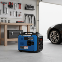 Generatore Inverter a Benzina a 4 Tempi 220V 2.2KW, Ecologico, Impermeabile, Silenzioso, Avviamento Manuale, Leggero, Prezzo di Fabbrica