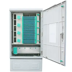 Caja Ftth de fibra óptica para exteriores, armario de red de telecomunicaciones de 288 núcleos (tipo de suelo), gran oferta