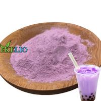 Polvo de sabor a Taro fresco Soluble en agua Polvo de fruta de Taro púrpura natural puro