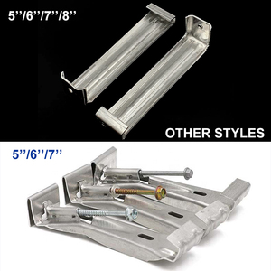 Accessoires de construction, usine, gouttière cachée en aluminium de style K, support de gouttière - Product Image 3
