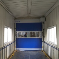 Porte à enroulement rapide industrielle automatique en PVC, à action rapide et haute performance