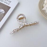 Mode mignon cheveux accessoires filles brillant acrylique petite épingle à cheveux pince à cheveux acétate impression point léopard métal cheveux griffe Clips