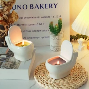 Molde de silicona con forma de inodoro 3D para velas, para decoración del hogar DIY, ecológico y apto para lavavajillas, molde de resina - Product Image 3