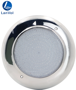 Lampe LED subaquatique pour <span class=keywords><strong>piscine</strong></span> LanVol Factory AC/DC12V 18W/24W24W 316SS, <span class=keywords><strong>eau</strong></span> salée, IP68, RGBW, montage mural - Product Image 2