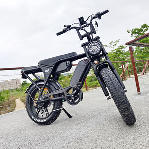 Vélo de Montagne Électrique V8 4.0 20 Pouces 250W, Batterie Amovible, Fourche en Acier, Pédales Ordinaires - Entrepôt UE/USA - Product Image 4