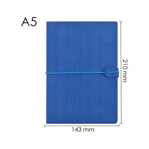 FOSKA Quaderno A5 con Copertina Rigida Resistente, Righe College, Chiusura Elastica e Segnalibro a Nastro, Confezione Singola - Product Image 2