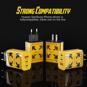 ที่ชาร์จโทรศัพท์มือถือ 40W หัวปลั๊ก EU US ช่องเสียบ USB Type C สำหรับชาร์จโทรศัพท์ Android ชาร์จเร็วพิเศษ สำหรับ <span class=keywords><strong>Samsung</strong></span> Xiaomi Huawei และ <span class=keywords><strong>iPhone</strong></span> - Product Image 4