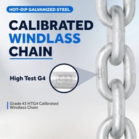 Chaîne en acier au carbone haute résistance Z2LIFTING G43 1/4"-7/8" Fabriquée en acier au carbone, NE PAS UTILISER POUR LE LIFTING AÉRIEN