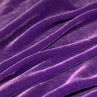Tissu en velours de soie Royal Heavy Custom Graceful 100% Soie 100% Viscose pour Textile de Maison Rideaux Pantalons Chemises