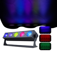 Lampu Panggung Led Panggung Cuci Dinding Dmx 512 Bangun Strip Ramping Cob Par Washer 5*30W 45W 50W RGB 3in1 Led Matrix Bar