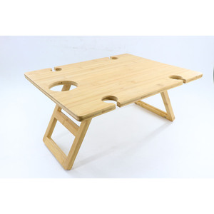 <b>Bamboo</b> outdoor square wine <b>table</b>, modern minimalist style, outdoor folding portable <b>bamboo</b> <b>table</b>, <b>bamboo</b> picnic <b>table</b>, snack - Product Image 2