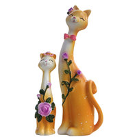Special Hot Selling Resin Kit Set Craft Sculpted Cats Living Room Decoration Set