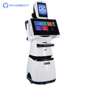 Robot de Recepción Comercial PadBot X3 con Pantalla Dual, Navegación LDS SLAM y Control por Aplicación para Recorridos Guiados en Salas de Exhibición - Product Image 1