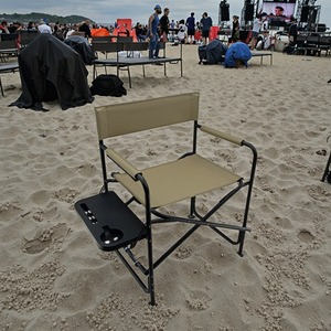 Silla plegable pequeña portátil Sillas de camping de metal de diseño moderno para pesca al aire libre Plegable y práctica - Product Image 3