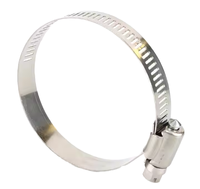 Colliers de serrage à vis sans fin réglables en acier inoxydable Pince de serrage de type américain Système de mesure métrique Collier de serrage de style allemand