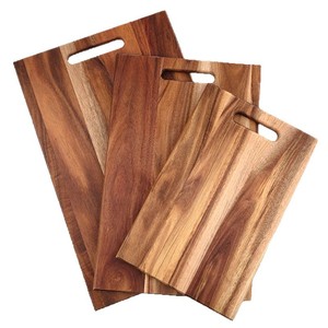 <span class=keywords><strong>Planche</strong></span> à découper en bois d'acacia personnalisable, style luxe léger, pour fromages, steaks et charcuteries, direct usine - Product Image 5