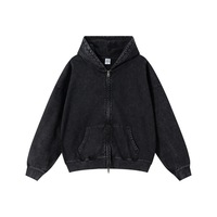 HMY Sweat à capuche pour homme en molleton à imprimé numérique, coupe ample, style streetwear européen et américain, anti-rétrécissement