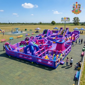 OEM ODM Parque Inflable Gigante <span class=keywords><strong>de</strong></span> 500 m², Equipo <span class=keywords><strong>de</strong></span> Juego Suave para Exteriores, Parque Inflable, Pista <span class=keywords><strong>de</strong></span> Obstáculos Inflable para Adultos - Product Image 1