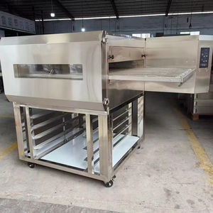 Fabrika teslimat toptan ticari restoran kullanımı için <span class=keywords><strong>Pizza</strong></span> pişirme için elektrikli konveyör <span class=keywords><strong>Pizza</strong></span> fırını tam otomatik - Product Image 1