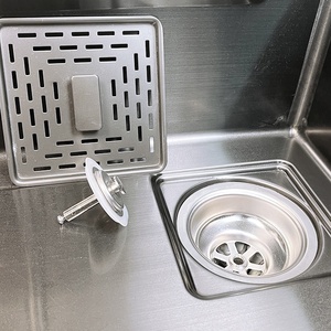 Hoge Kwaliteit Wastafels Rvs Undermount Workstation <span class=keywords><strong>Lefton</strong></span> Waterval Gootsteen Met Cup Wasmachine - Product Image 6