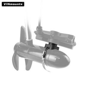 VINmounts multi-mode real-time sonar bracket, stainless steel <b>hose</b> clamp connection adjustable size VIN-TYQ-BK91-114 - Product Image 3