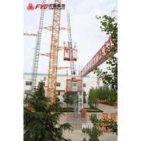 SC200/200 élévateur de Construction incliné avec Double Cage nouveau moteur engrenage moteur boîte de vitesses portant palan de Construction