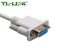 Kabel Serial RS232 9-Pin Male ke Female DB9 9-Pin Konverter PC Ekstensi Jalur Data Printer