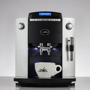 Java WSD18-010A máquina de café automática completa com moedor construído