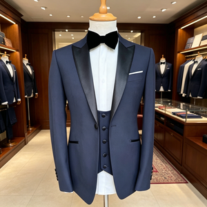 Nouvelle Collection : Costume <span class=keywords><strong>Homme</strong></span> Décontracté Trois Pièces – Idéal Mariage, <span class=keywords><strong>Soirée</strong></span> et Cérémonie – Tenue Formelle Masculine - Product Image 4