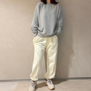 Pantalones Deportivos de Forro Polar Cálidos para Invierno, Pantalones Deportivos de Mezcla de Algodón, Cintura Elástica, Estilo Coreano Informal - Product Image 6