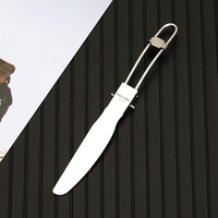 Kit de survie en plein air vaisselle pique-nique Camp sac à dos couverts pli couteau cuillère en acier inoxydable ensemble d'ustensiles Combo Spork fourchette