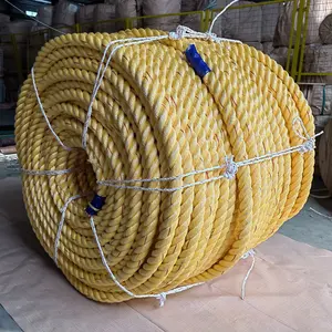 Prix usine 8 brins 12 brins Polyester corde d'amarrage PP Danline Nylon tressé corde marine pour le remorquage de bateau