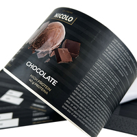Ventes directes d'usine personnalisées impression colorée Rectangle grande étiquette de chocolat autocollant résistant à l'eau de sécurité alimentaire avec Logo