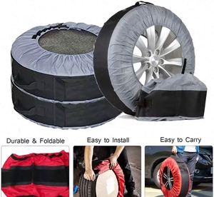 Muestra gratuita de fábrica: Fundas universales para neumáticos, protector de ruedas de vinilo resistente para camiones, SUV, remolques, caravanas, cubiertas para ruedas de RV - Product Image 4