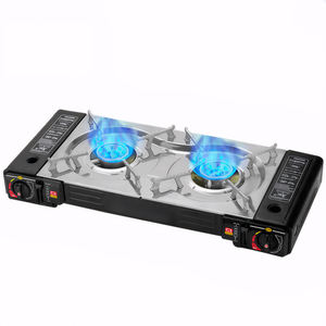 GARIDA multifunción al aire libre barbacoa <span class=keywords><strong>cocina</strong></span> portátil <span class=keywords><strong>butano</strong></span> <span class=keywords><strong>2</strong></span> quemadores estufa de Gas para acampar con CE - Product Image 3