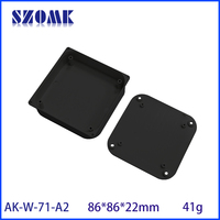 Caja de Plástico para Montaje en Pared de 86*86*22 mm, Caja de Plástico para Montaje de PCB