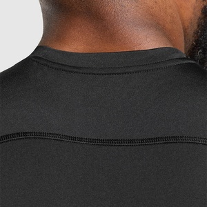 Débardeur de sport pour homme personnalisé, couleur unie, tricoté, écologique, séchage rapide, col rond, coupe musculaire, avec logo personnalisé - Product Image 6