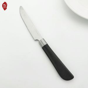 Ensemble de couverts en acier inoxydable de luxe moderne noir de haute qualité, 4 pièces - Product Image 3