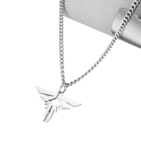 Nouveau collier en acier inoxydable et bambou avec chaîne de pull, perle d'eau douce et pendentif papillon personnalisé, style sportif et festif