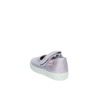 Ballerines lilas pour filles Cienta, chaussures plates avec fermeture Velcro pour enfants - Product Image 2