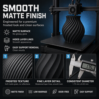 Filament PLA Yosoo 1,75 mm 1 kg ±0,02 mm pour Bambu Creality Anycubic, livraison directe d'usine disponible